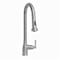 Whitehaus Lead Free SS Sgl-Hole Faucet W/ Gooseneck Swivel Spout, Pull Down Spray WHS6800-PDK-BSS - alternate 3